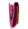 Kožená peněženka Lagen 864-77/D Fuchsia Multi růžová