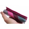 Kožená peněženka Lagen 864-77/D Fuchsia Multi růžová