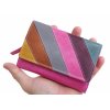 Kožená peňaženka Lagen 864-77/D Fuchsia Multi ružová
