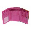 Kožená peňaženka Lagen 864-77/D Fuchsia Multi ružová
