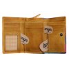 Kožená peněženka Lagen 864-77/D Dark Yellow Multi žlutá