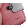Dámská kožená peněženka Lagen 4495 Lipstick Silver světle růžová