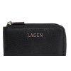 Kožená klíčenka Lagen TG-605 černá