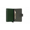 Secrid Miniwallet Twist Green Semi Open