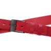 Kožený opasek Black Hand 004-50 červený