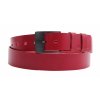 Kožený opasek Black Hand 004-50 červený