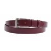 Dámsky úzky kožený opasok Špongr 25038 vínový