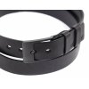 Kožený opasek Black Hand 004-98 černý