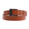 Kožený opasek Black Hand 066-70 koňakový
