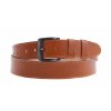 Kožený opasek Black Hand 006-70 koňakově hnědý
