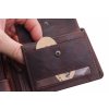 Pánska kožená peňaženka Lagen 66-6535/M KOSTRA hnedá