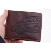 Pánska kožená peňaženka Lagen 19179/M AUTO hnedá