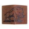 Pánská kožená peněženka Lagen 19177 DIVOČÁK koňaková