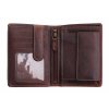 Pánská kožená peněženka Lagen 66-6401/M MOTORKA hnědá