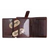 Pánská kožená peněženka Lagen 66-6401/M MOTORKA hnědá