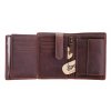 Pánská kožená peněženka Lagen 66-6401/M MOTORKA hnědá