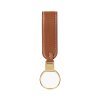 Kožené pútko na kľúče Orbitkey Loop Keychain Caramel hnedé
