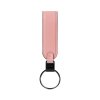 Kožené poutko na klíče Orbitkey Loop Keychain Cotton Candy růžové