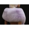 Kožušinová štóla z polárnej líšky ST211 Lila