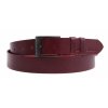 Pánský kožený opasek Black Hand 013-58 vínově červený