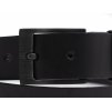 Dámský kožený opasek Black Hand 013-98 černý s plnou sponou