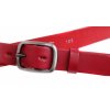 Dámský kožený opasek Špongr 3007 červený