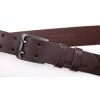 Pánský kožený opasek Black Hand 005-78 hnědý dvoják