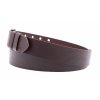 Pánský kožený opasek Black Hand 005-78 hnědý dvoják
