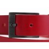 Dámský kožený opasek Black Hand 013-50 červený