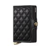 Emboss Diamond Twinwallet Black Black Front