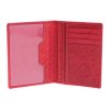 Kožené pouzdro na doklady Poyem 5228 červené
