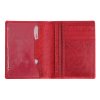 Kožené pouzdro na doklady Poyem 5228 červené