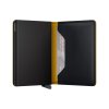 WEB Medium Matte Slimwallet Black & Ochre Black Expl