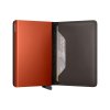 WEB Medium Matte Slimwallet Truffle & Orange Orange Expl