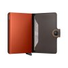 WEB Medium Matte Miniwallet Truffle & Orange Orange Expl