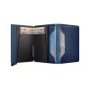 WEB Medium Crisple Slimwallet Navy Open