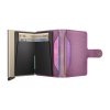 WEB Medium Pebble Miniwallet Orchid Sand Open