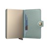 WEB Medium Pebble Miniwallet Sea Green Sand Semi