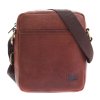 Pánská kožená taška přes rameno Sendi Design B-739 koňakově hnědá