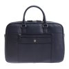 Kožená taška na malý 13'' notebook Hexagona 464409 tmavě modrá