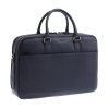 Kožená taška na malý 13'' notebook Hexagona 464409 tmavě modrá