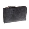 Mini kožená peňaženka Lagen 089/R Charcoal