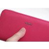 Velká dámská kožená peněženka Carmelo 2123 Fuchsia