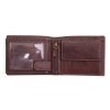 Pánkská kožená peněženka Poyem 5232 hnědá