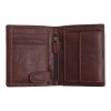 Pánská kožená peněženka na výšku Poyem 5235 hnědá