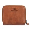 Dámská kožená peněženka na zip Noelia Bolger 5130 koňaková