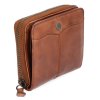 Dámská kožená peněženka na zip Noelia Bolger 5130 koňaková