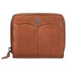 Dámská kožená peněženka na zip Noelia Bolger 5130 koňaková