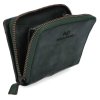 Dámska kožená peňaženka na zips Noelia Bolger 5130 zelená