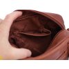 Pánská kožená taška přes rameno Sendi Design T52005A koňaková